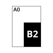 DIN B2  (500 X 700 mm)