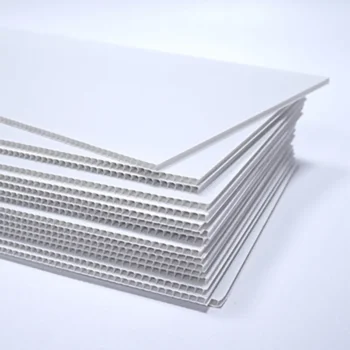 Corrugated plastic "alveolaire panel" printing in Brussels | Pandaprint.be